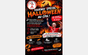 TOURNOI AMICAL HALLOWEEN 28 Octobre de 18h30-20h