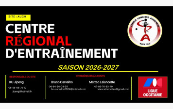 Centre d'entrainement 2026-2027 (dossier de candidature)