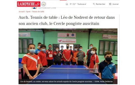 Léo de Nodrest de retour à Auch