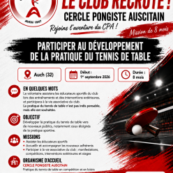 Service civique le CPA RECRUTE